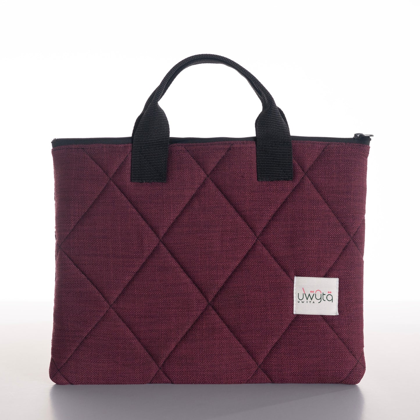 Quilted Laptop Sleeve with Handles