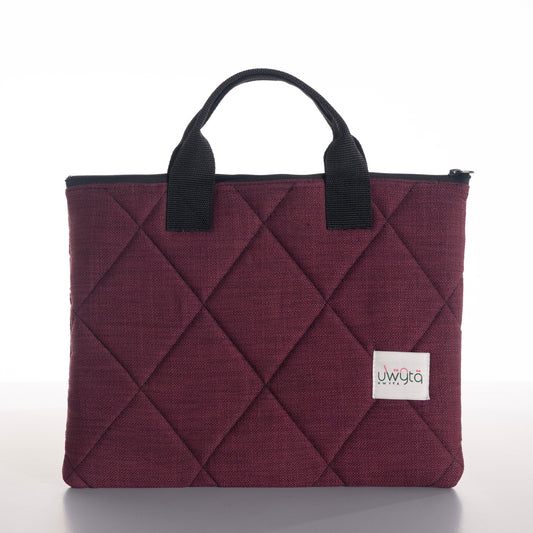 Quilted Laptop Sleeve with Handles